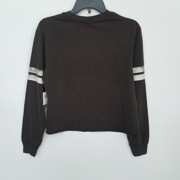 Crop Sweatshirt NWT Metallic Mickey - Picture 4 of 9